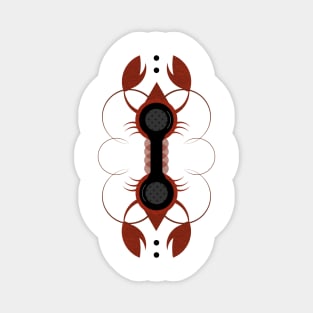 Lobster telephone Sticker